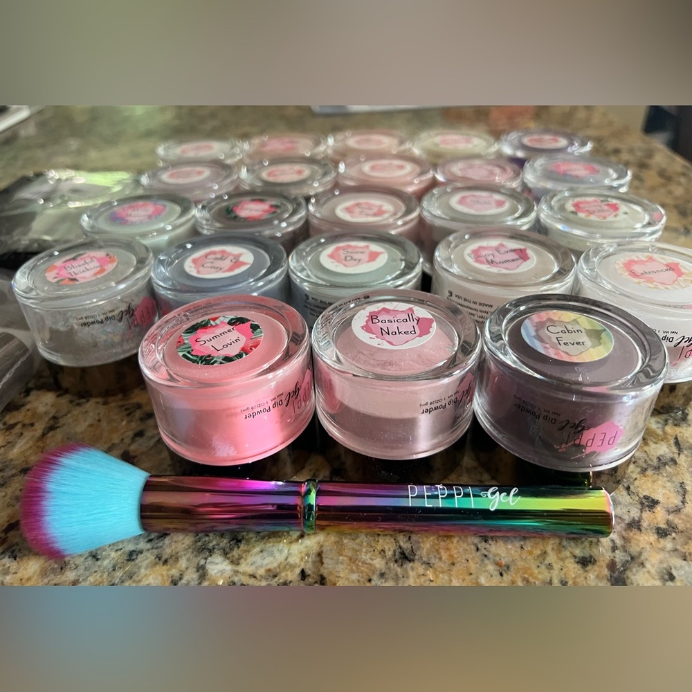 Peppi Gel Dip Powder Collection - Lot of 23